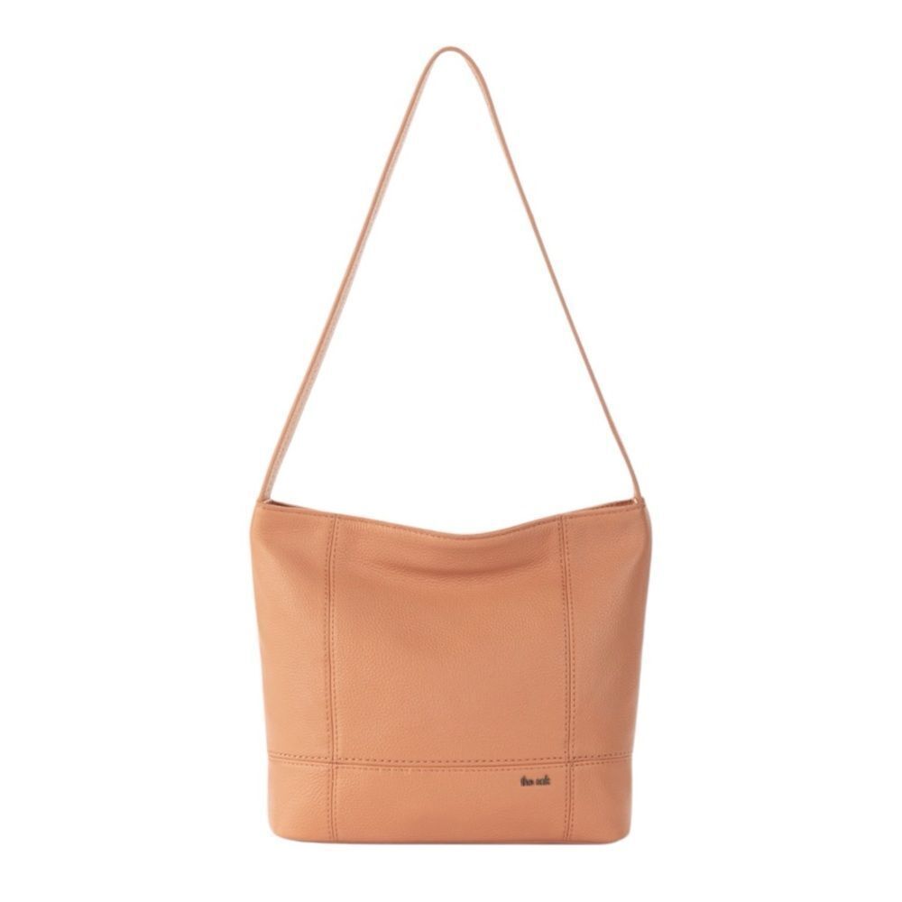 The Sak De Young Hobo Orange Nectar Leather Large Handbag Shoulder Bag Purse NWT